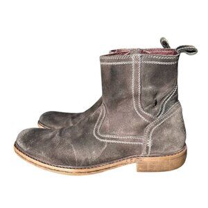 Roan Crestone II Size 11.5 Men Suede Boot Zip Gray Boho Streetwear